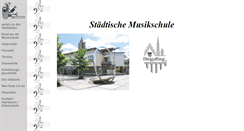 Desktop Screenshot of musikschule-dingolfing.de